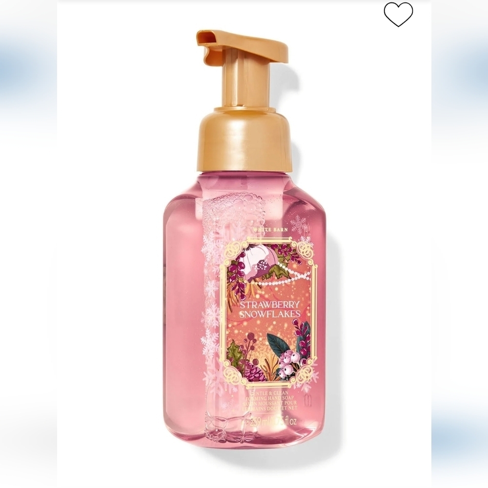 🆕️🍓❄️ BBW STRAWBERRY SNOWFLAKES FOAMING HAND SOAP ❄️🍓